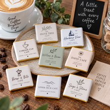 Load image into Gallery viewer, Personalised Logo Chocolates for Cafés