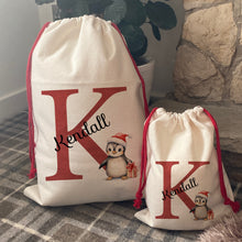 Load image into Gallery viewer, Christmas Friends Personalised Santa Sack