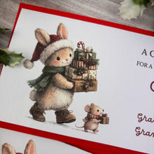 Load image into Gallery viewer, Personalised Christmas Bunny Money Wallet