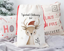 Load image into Gallery viewer, Christmas Festive Friends Santa Sack