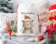 Load image into Gallery viewer, Christmas Festive Friends Santa Sack