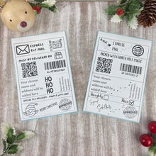 Load image into Gallery viewer, North Pole Delivery Labels  | Elf Mail Stickers