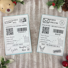 Load image into Gallery viewer, North Pole Delivery Labels  | Elf Mail Stickers