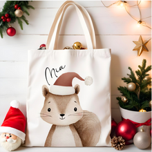 Load image into Gallery viewer, Personalised Christmas Tote Bag - Festive Friends