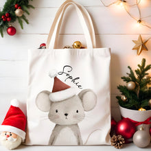 Load image into Gallery viewer, Personalised Christmas Tote Bag - Festive Friends