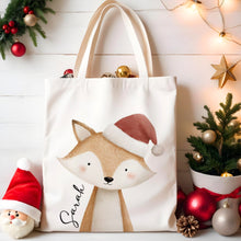 Load image into Gallery viewer, Personalised Christmas Tote Bag - Festive Friends