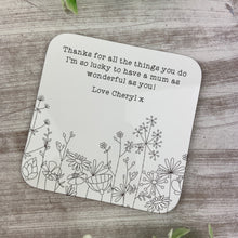 Load image into Gallery viewer, Personalised Thank You Coaster
