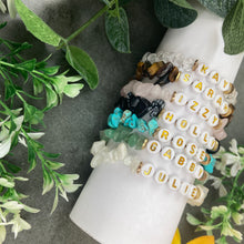 Load image into Gallery viewer, Personalised Crystal Name Bracelet
