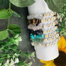 Load image into Gallery viewer, Personalised Crystal Name Bracelet