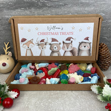 Load image into Gallery viewer, Personalised Christmas Sweet Box - Festive Friends