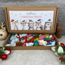 Load image into Gallery viewer, Personalised Christmas Sweet Box - Festive Friends