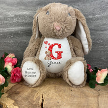 Load image into Gallery viewer, Personalised Valentineās Soft Toy & Keyring - Cute Dog Design-The Persnickety Co