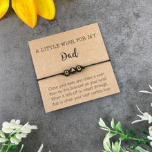Load image into Gallery viewer, Dad Wish Bracelet