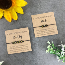 Load image into Gallery viewer, Dad Wish Bracelet-The Persnickety Co