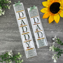Load image into Gallery viewer, Personalised Dad Chocolate Letter Gift-The Persnickety Co