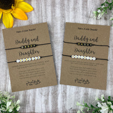 Load image into Gallery viewer, Daddy and Daughter Bracelet