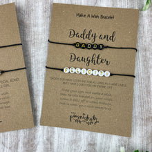 Load image into Gallery viewer, Daddy and Daughter Bracelet