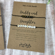 Load image into Gallery viewer, Daddy and Daughter Bracelet