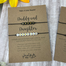 Load image into Gallery viewer, Daddy and Daughter Bracelet