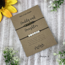 Load image into Gallery viewer, Daddy and Daughter Bracelet-The Persnickety Co