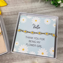 Load image into Gallery viewer, Flower Girl Daisy Chain Bracelet