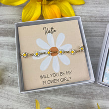 Load image into Gallery viewer, Flower Girl Daisy Chain Bracelet