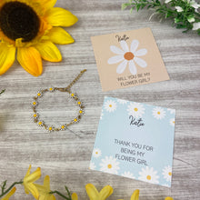 Load image into Gallery viewer, Flower Girl Daisy Chain Bracelet