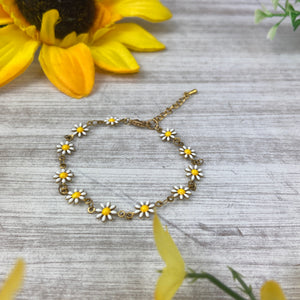 Flower Girl Daisy Chain Bracelet