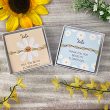 Load image into Gallery viewer, Flower Girl Daisy Chain Bracelet