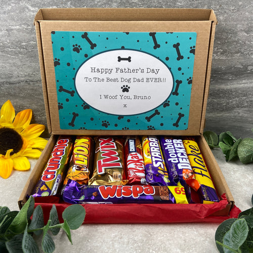 Dog Dad Personalised Chocolate Box-The Persnickety Co
