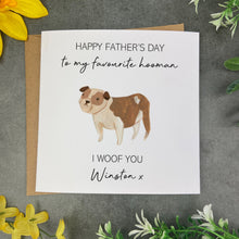 Load image into Gallery viewer, Dog Dad Father's Day Card - 39 Dog Types Available!-The Persnickety Co