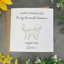 Load image into Gallery viewer, Dog Dad Father's Day Card - 39 Dog Types Available!