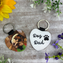 Load image into Gallery viewer, Personalised Dog Dad Photo Keyring-The Persnickety Co