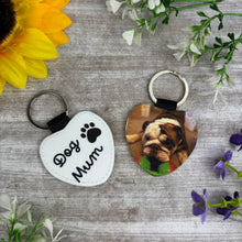 Load image into Gallery viewer, Personalised Dog Mum Photo Keyring