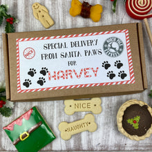 Load image into Gallery viewer, Christmas Dog Treats - Special Delivery From Santa Paws!