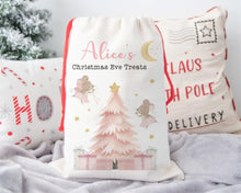 Load image into Gallery viewer, Ballerina Fairy Mouse Personalised Santa Sack