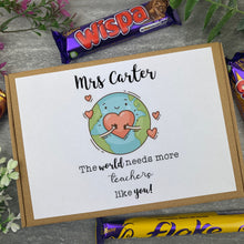 Load image into Gallery viewer, Personalised Teacher Chocolate Box