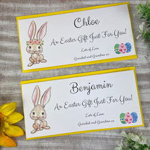 Load image into Gallery viewer, Personalised Easter Rabbit Money Wallet