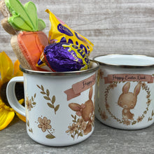 Load image into Gallery viewer, Easter Rabbits Personalised Enamel Mug