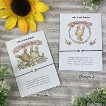 Load image into Gallery viewer, Happy Easter Personalised Wish Bracelet-The Persnickety Co
