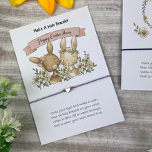 Load image into Gallery viewer, Happy Easter Personalised Wish Bracelet
