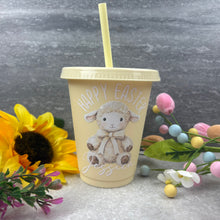 Load image into Gallery viewer, Personalised Easter Lamb Cold Cup with Straw