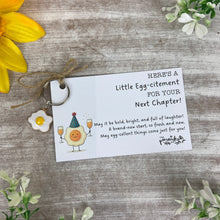 Load image into Gallery viewer, Little Egg-citement Keyring