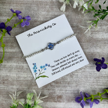 Load image into Gallery viewer, Forget Me Not Beaded Bracelet