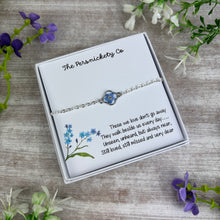Load image into Gallery viewer, Forget Me Not Chain Bracelet
