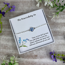 Load image into Gallery viewer, Forget Me Not Chain Bracelet