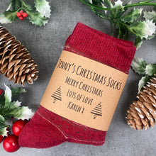 Load image into Gallery viewer, Fair Isle Style Christmas Sock-The Persnickety Co