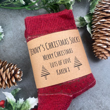 Load image into Gallery viewer, Fair Isle Style Christmas Sock