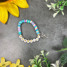 Load image into Gallery viewer, Pastel Rainbow Personalised Fairy Name Bracelet