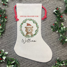 Load image into Gallery viewer, Personalised Christmas Stocking - Festive friends